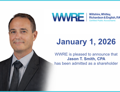 Wiltshire, Whitley, Richardson & English, P.A. Announces Admission of Jason T. Smith, CPA, as Shareholder